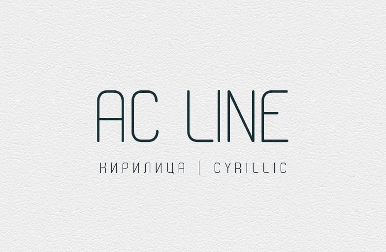 AC Line Font Free Download