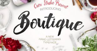 boutique font 310x165 - Boutique Calligraphy Font Free Download