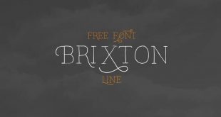 brixton font 310x165 - Brixton Line Font Free Download