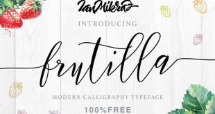 frutilla font 310x165 - Frutilla Script Typeface Free Download