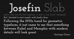 josefin slab font 310x165 - Josefin Slab Font Free Download