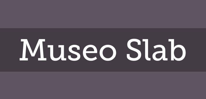 museo slab font - Museo Slab Font Free Download