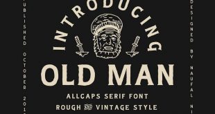 oldman font 310x165 - Old Man Typeface Free Download