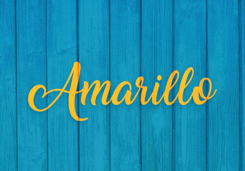 amarillo font - Amarillo Font Free Download