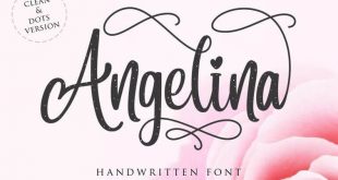 Angelina Script Font