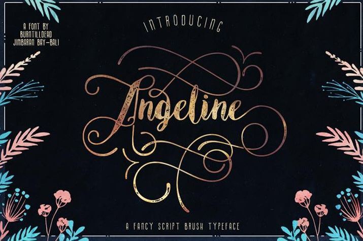 anglina font - Angeline Vintage Font Free Download