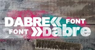 dabre font 310x165 - Dabre Font Free Download