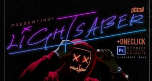 lights neon font 310x165 - Lightsaber Neon Font Free Download