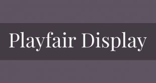 Playfair Display Font