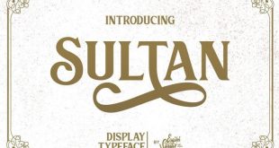 sultan font 310x165 - Sultan Serif Font Free Download