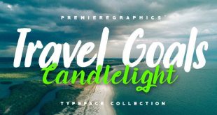 travel goals font 310x165 - Travel Goals Script Font Free Download