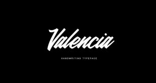 valencia font 310x165 - Valencia Calligraphy Font Free Download