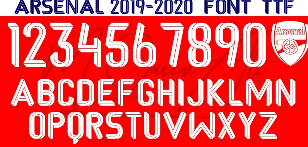 Arselan font - Arsenal Font Free Download