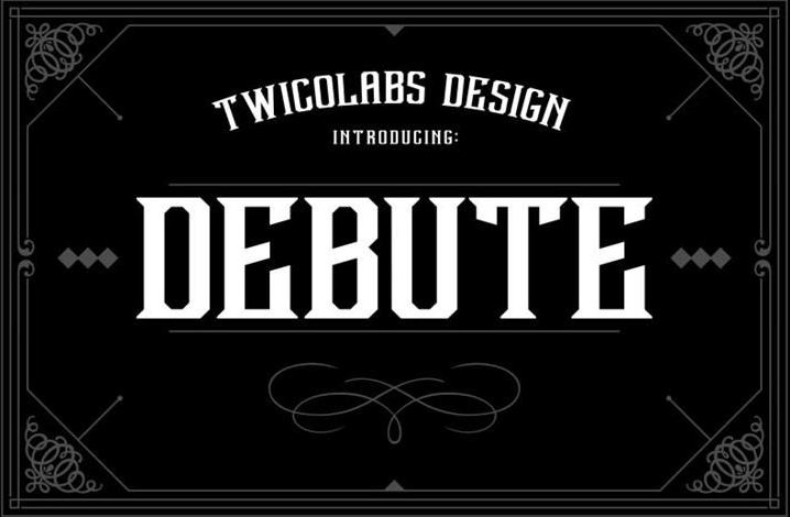 Debute font - Debute Font Free Download