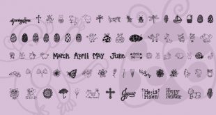 Janda Flower Doodles Font