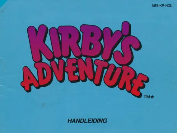 Kirby's Adventure Font