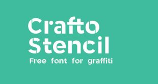 carfto stencil font e1736314448527 310x165 - Crafto Stencil Typeface Free Download