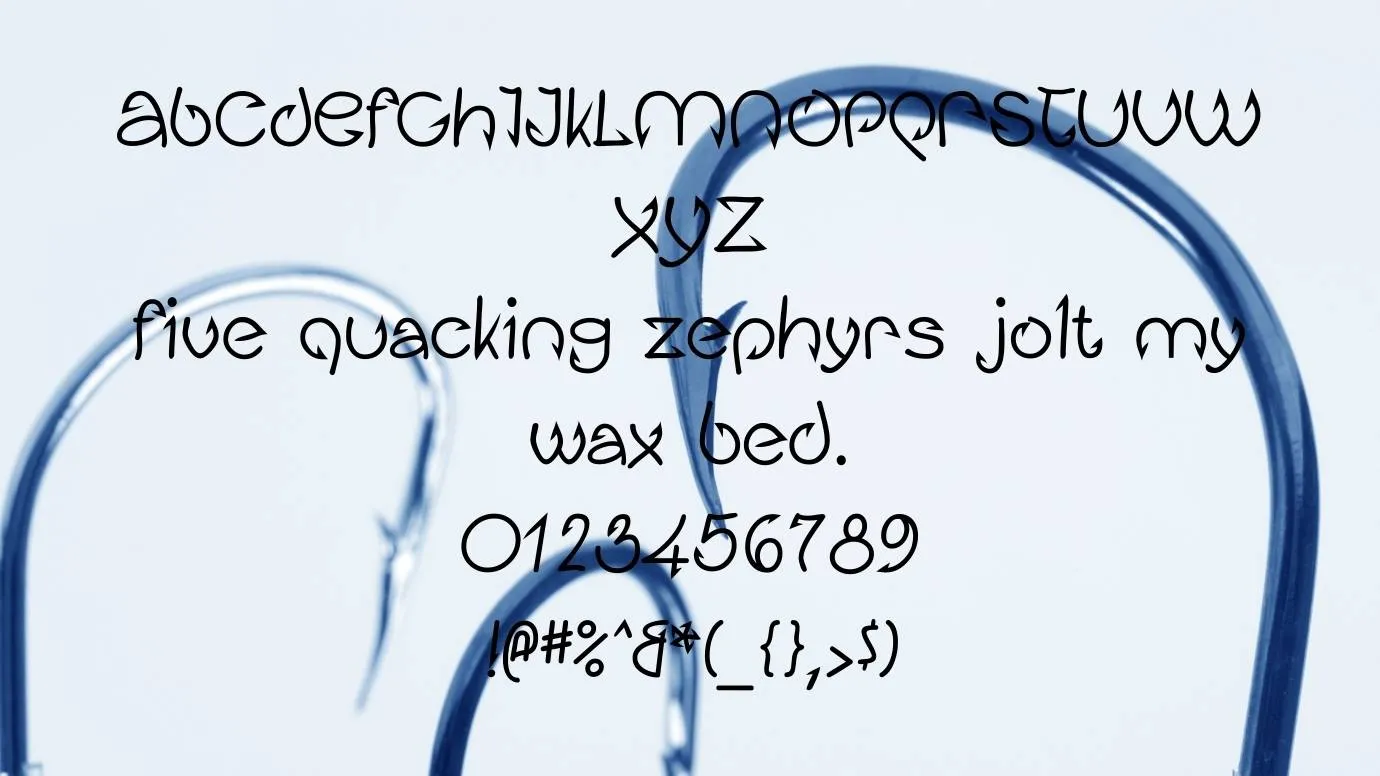 Fishhook Font