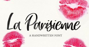 la parisene font 310x165 - La Parisienne Brush Script Font Free Download