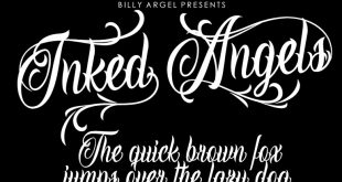 inked angel font 310x165 - Inked Angels Font Free Download