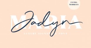 jadyn 310x165 - Jadyn Maria Signature Font Free Download