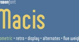 macis font 310x165 - Macis Font Free Download