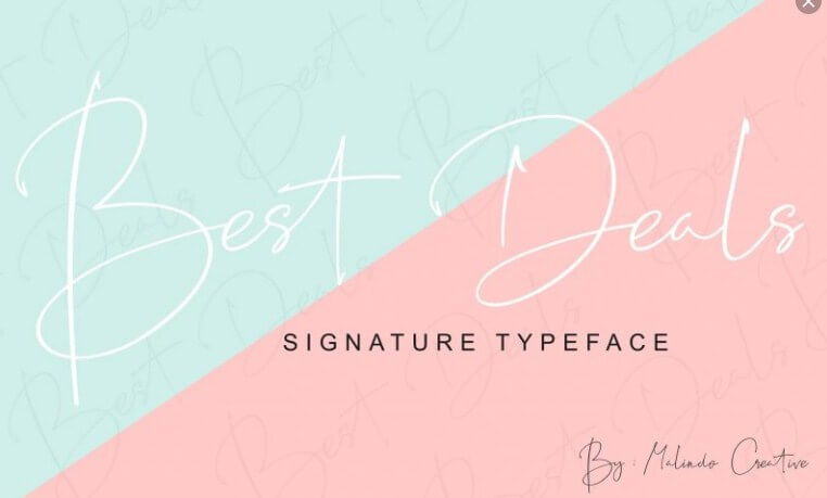 Best Deals Font