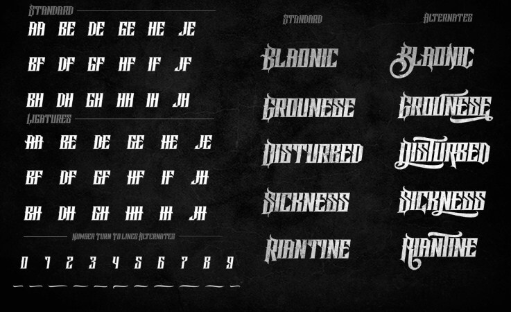 Blackletter Font