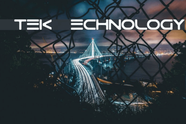 Gtek Technology Font