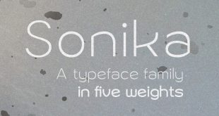 sonika font 310x165 - Sonika Font Free Download