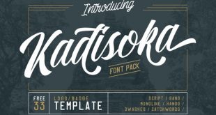 kadisoka 310x165 - Kadisoka Script Font Free Download