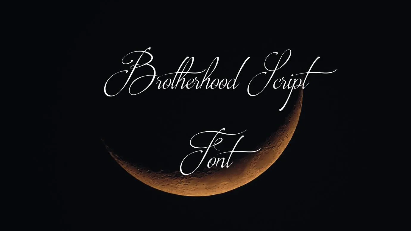 Brotherhood Script Font Free Download