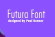 Futura Font