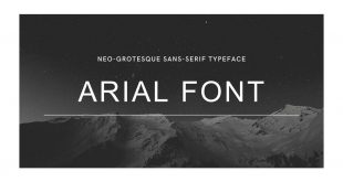 Arial Font