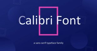 Calibri Font 310x165 - Calibri Font Family