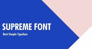 Supreme Font 310x165 - Supreme Font Free Download