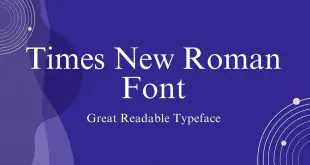 Times New Roman Font 310x165 - Times New Roman Font Family