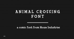 Animal Crossing Font