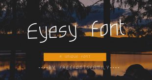 Eyesy Font 310x165 - Eyesy Font Free Download