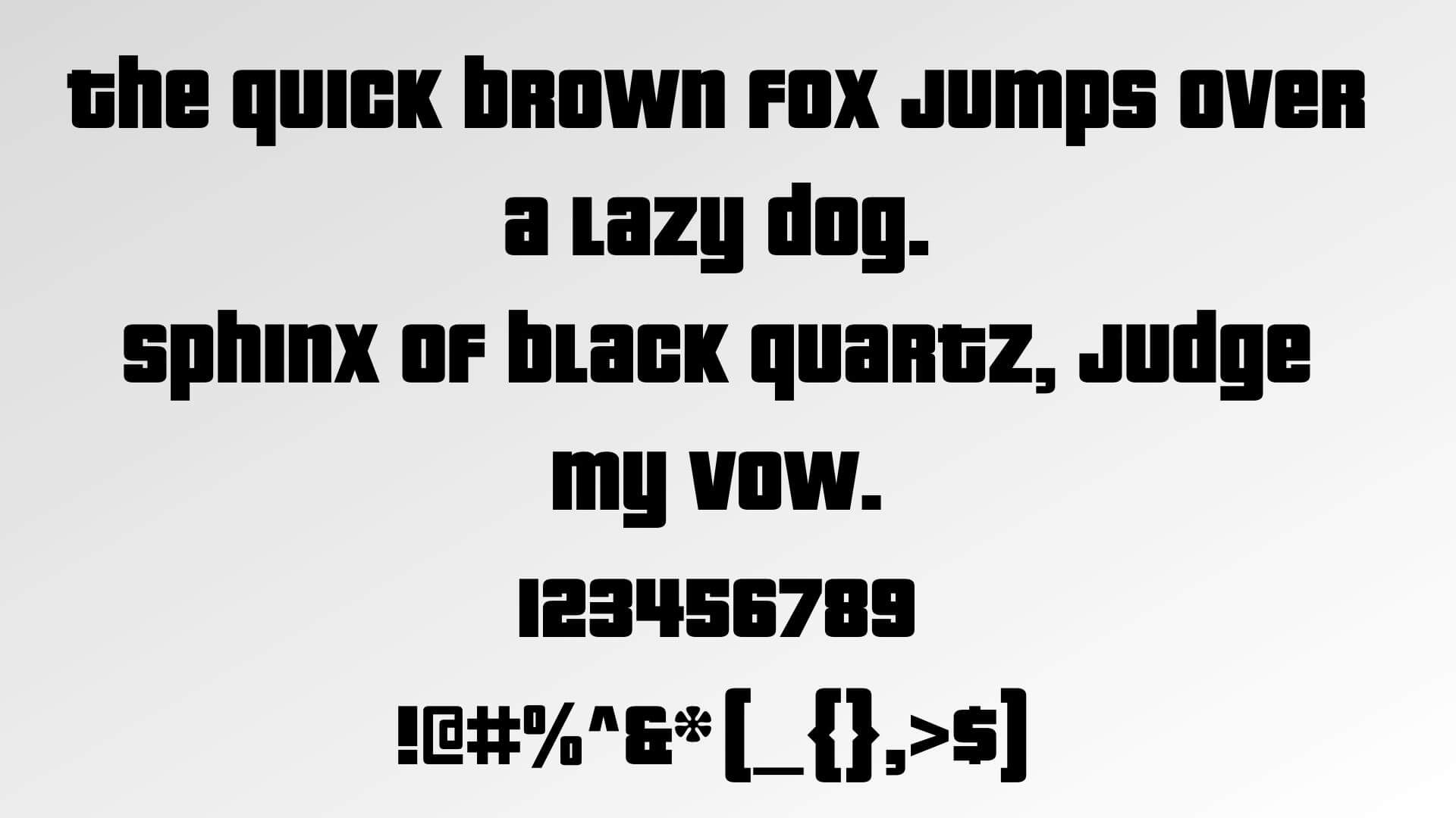 GTA Font View