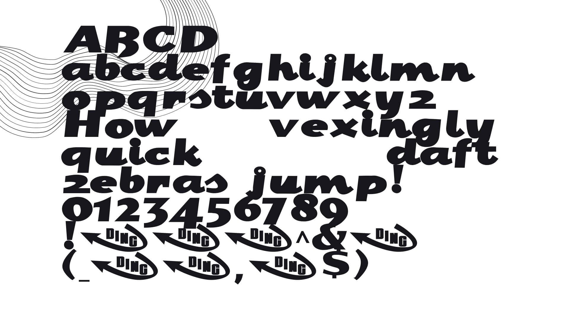 Jojo Font View