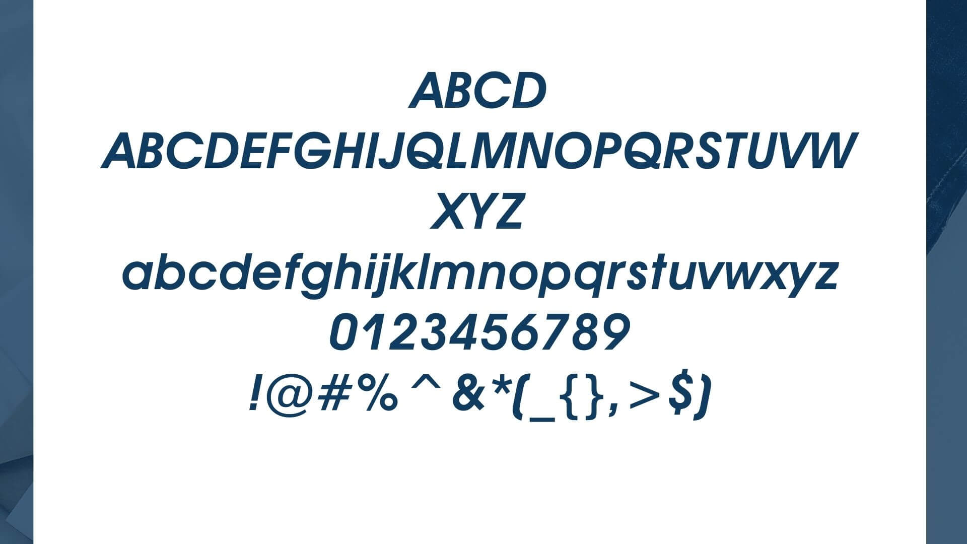 Avant Garde Font View