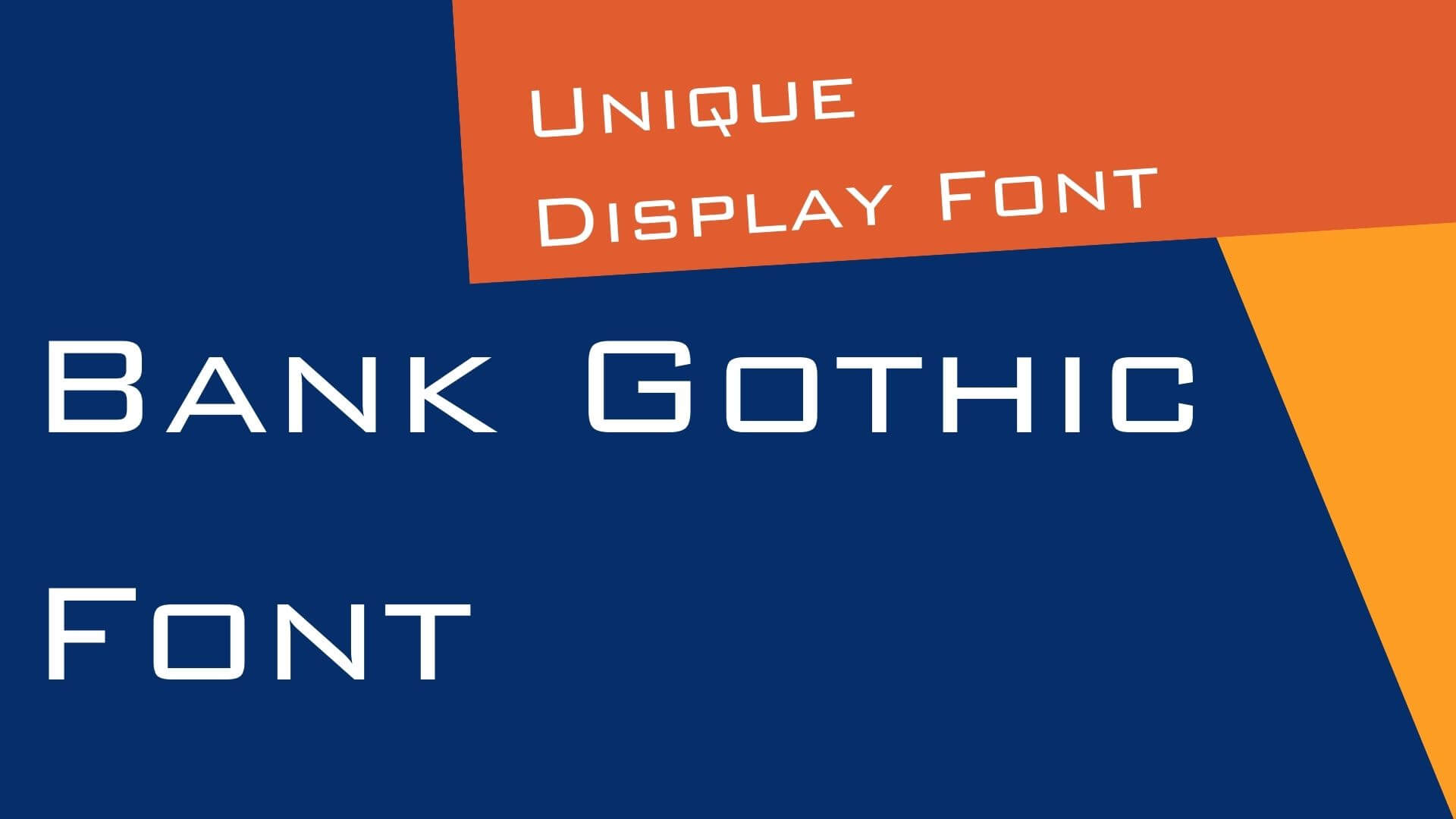 bank gothic font free download photoshop