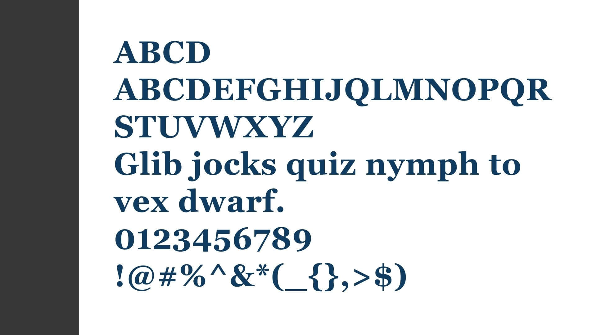 Georgia Font View - Georgia Font Free Download