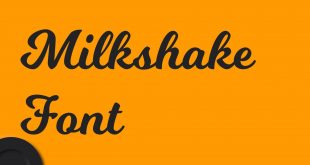 Milkshake Font