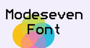 Modeseven Font