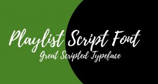 Playlist Script Font