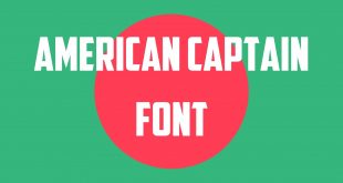 American Captain Font 310x165 - American Captain Font Free Download