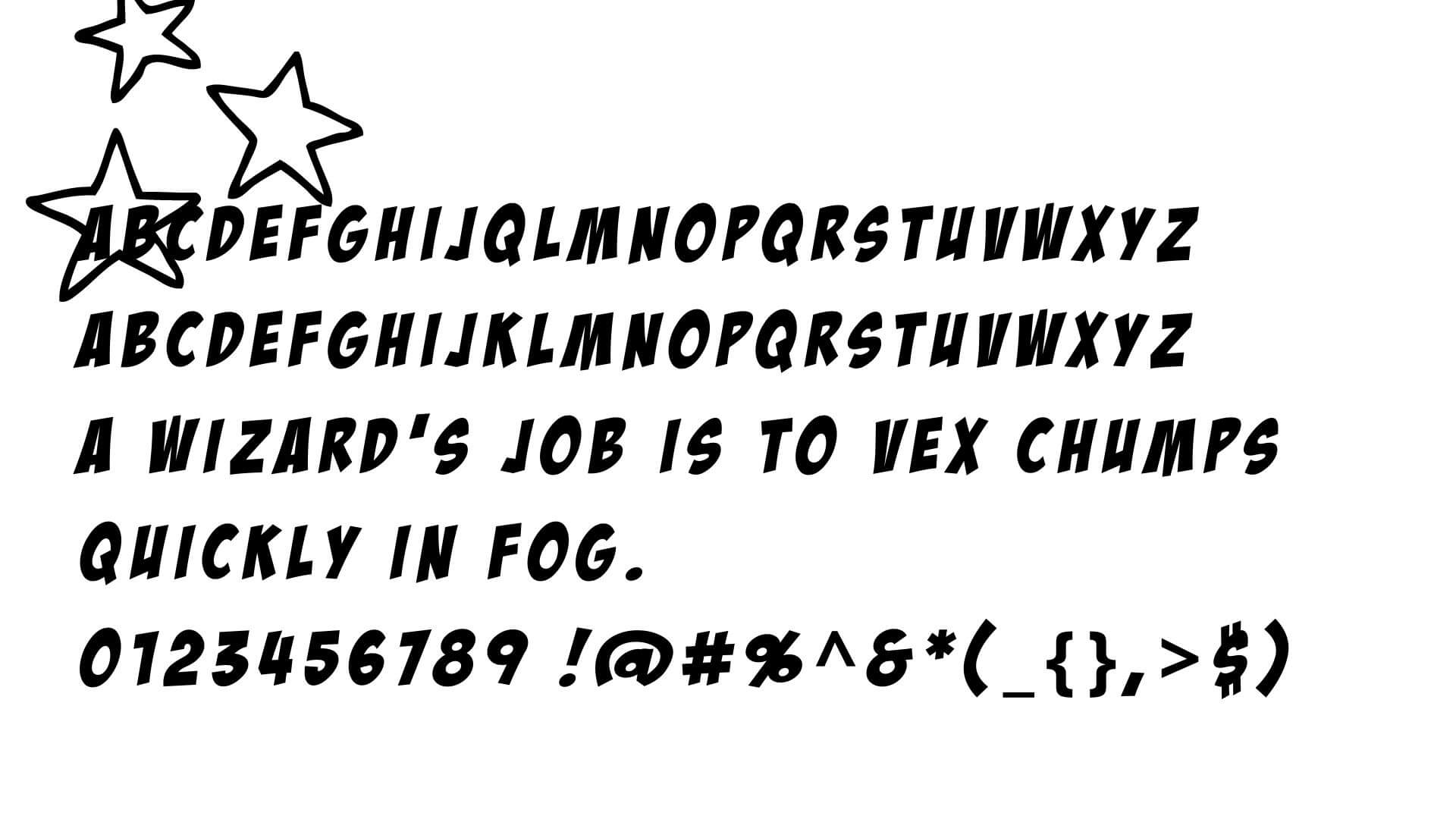 Badaboom Font