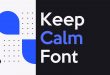 Keep Calm Font